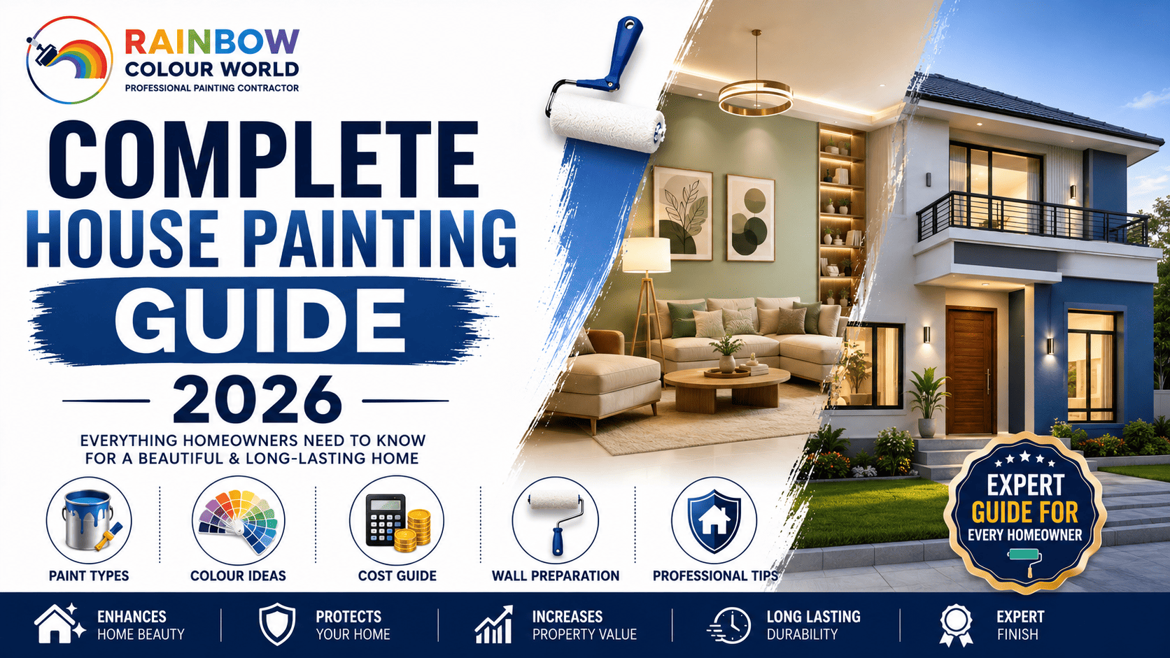 Complete House Painting Guide: Everything Homeowners Need to Know in 2026
